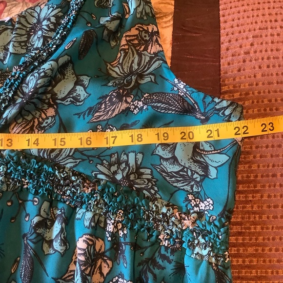 K. Jordan Tank Top tunic blouse long back hem Vee neck Large - Picture 9 of 9